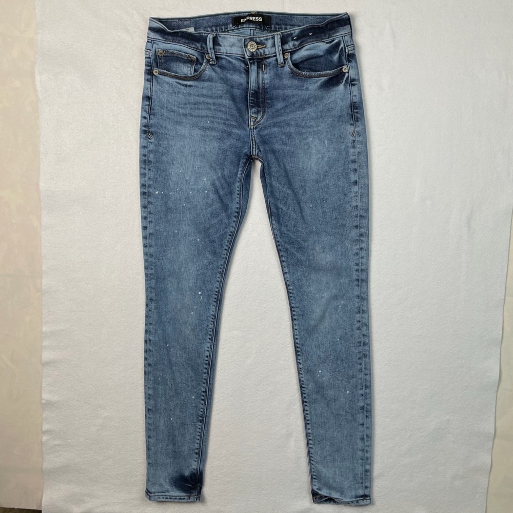 Express Repreve Legging Jeans Womens Size 6R Mid Rise Stretch Skinny Denim